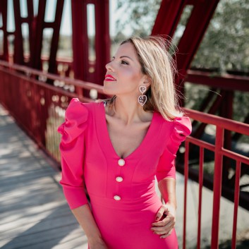 Vestido Fresa